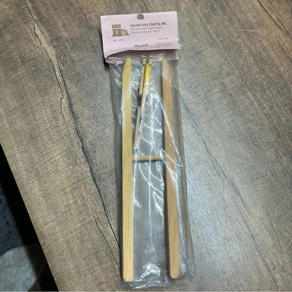 NEW Vintage Wooden Flap Jack Acrobat Flipping Toy - Picture 4 of 5